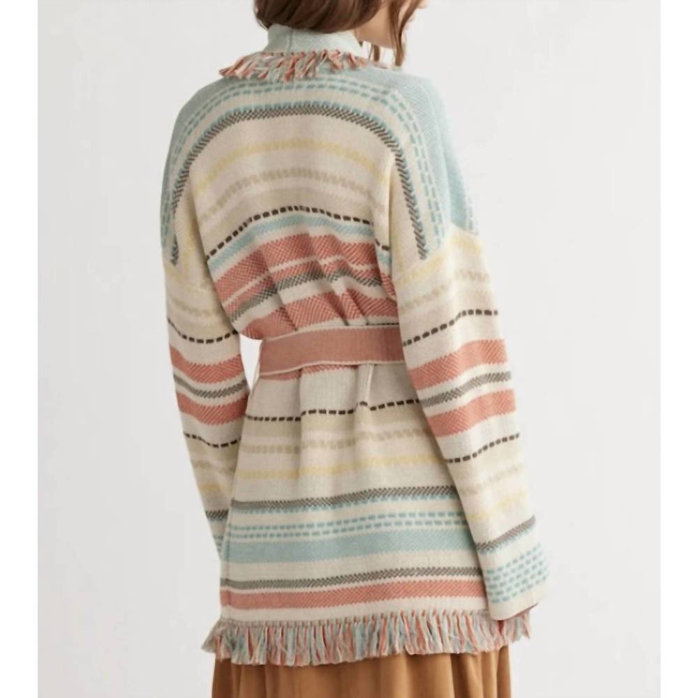 NEW PENDLETON women's columbia shawl-collar cardigan in multi - Picture 2 of 2